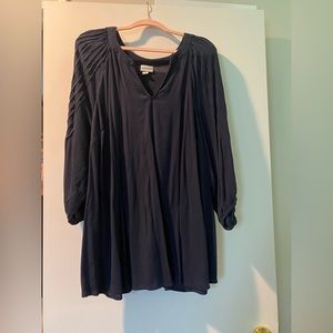 Navy Ava & Viv 3/4 sleeve blouse